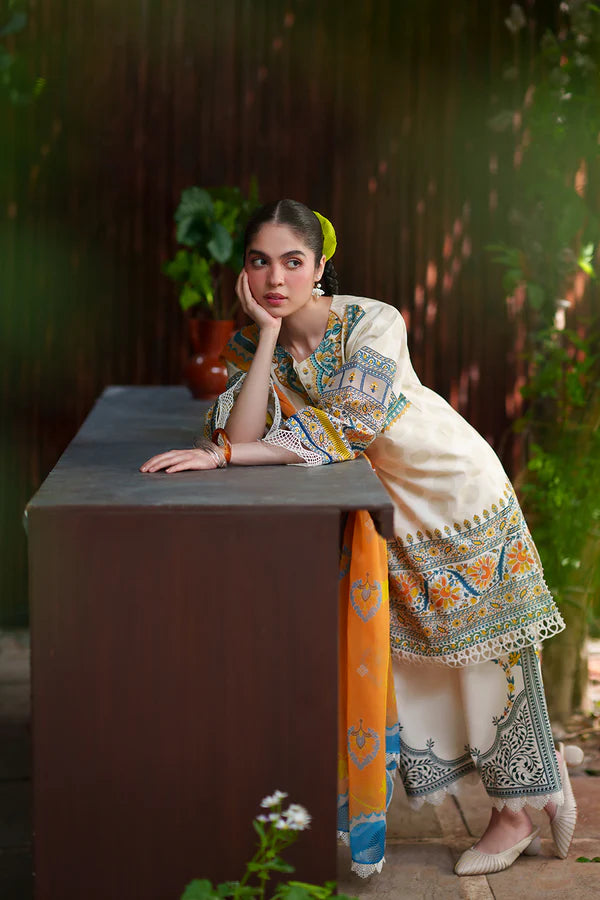 SAIRA RIZWAN LAANEM UNSTITCHED AZURA-A