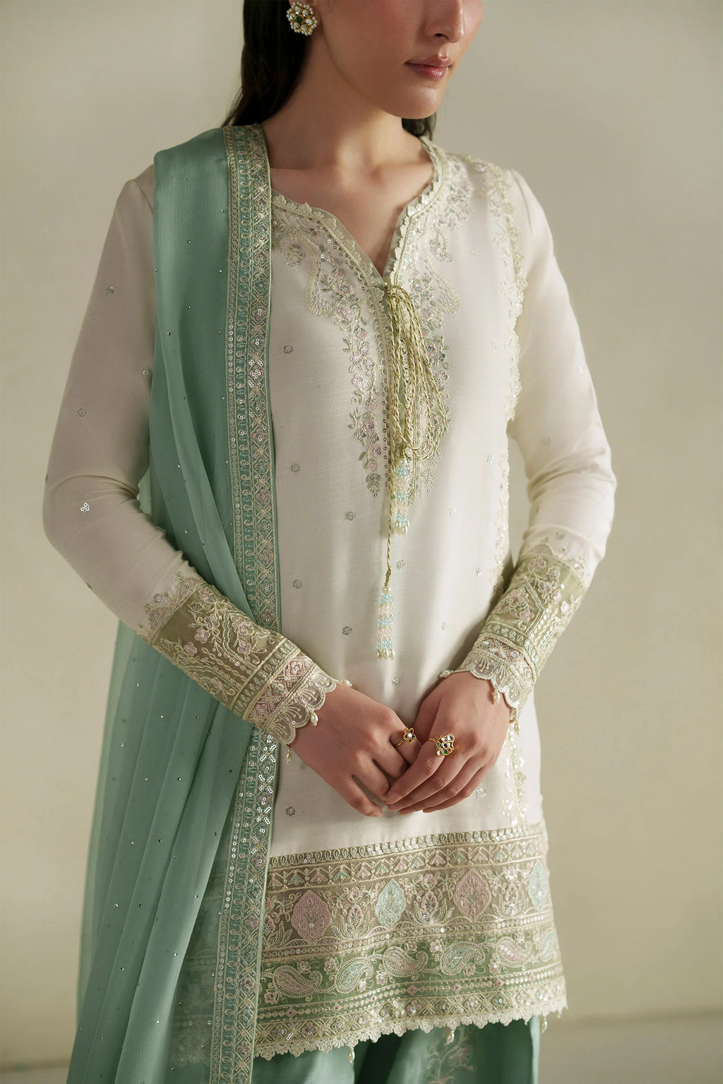 VERA RAW SILK AAB IVORY