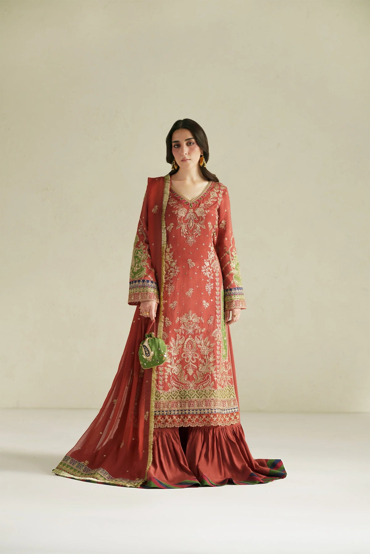 VERA RAW SILK ZAR RUST