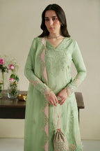 VERA RAW SILK GAJRA MINT