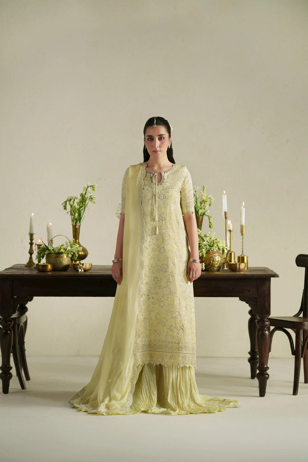 VERA RAW SILK GULAB BUTTER