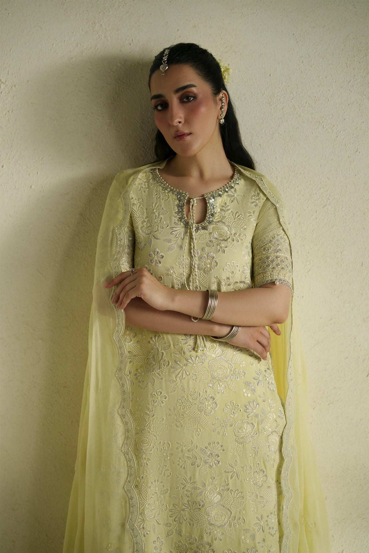 VERA RAW SILK GULAB BUTTER