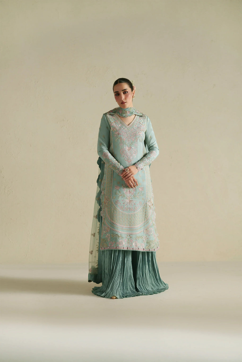 VERA RAW SILK MEENA PAWDER