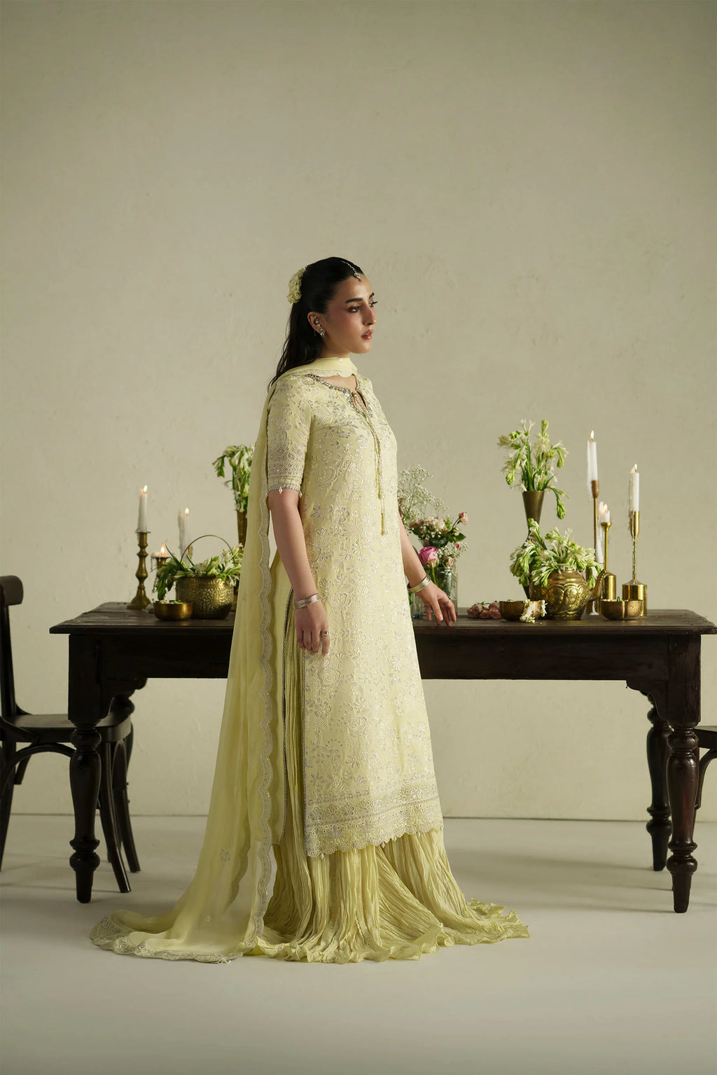 VERA RAW SILK GULAB BUTTER
