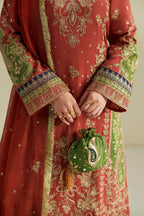 VERA RAW SILK ZAR RUST