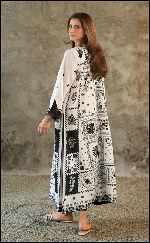 SUMAIRA AURANGZEB IVORY CANVAS 2PC