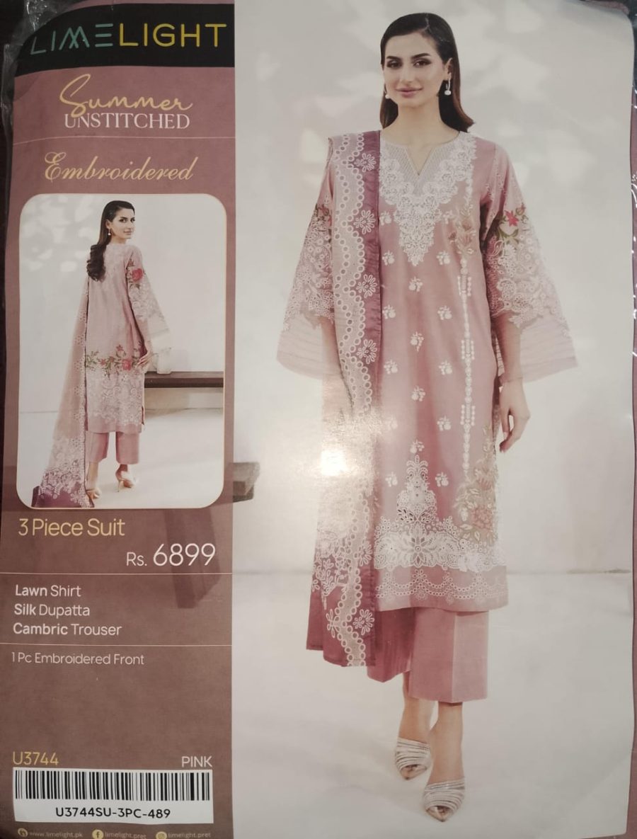 LIMELIGHT U3744 PINK 3PC