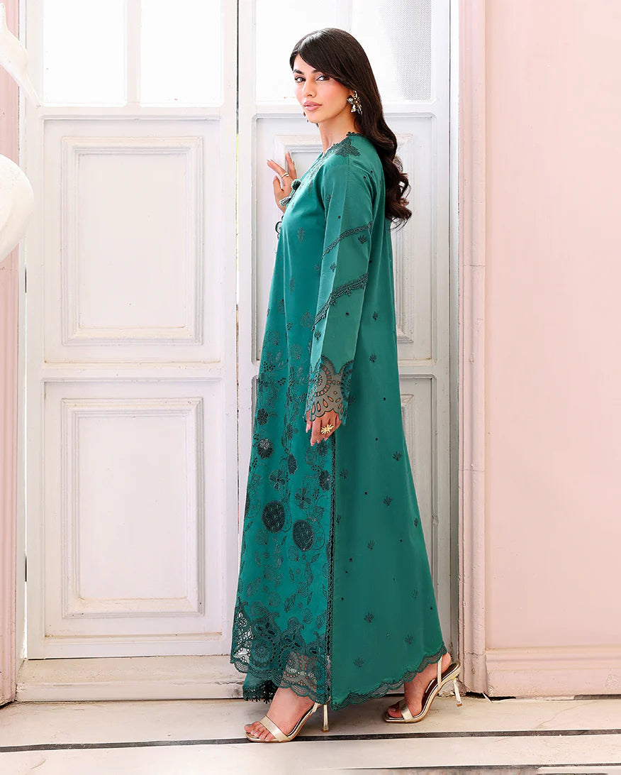 ROHEENAZ VEIL OF SUMMER CHIKANKARI WHISPERED VEIL
