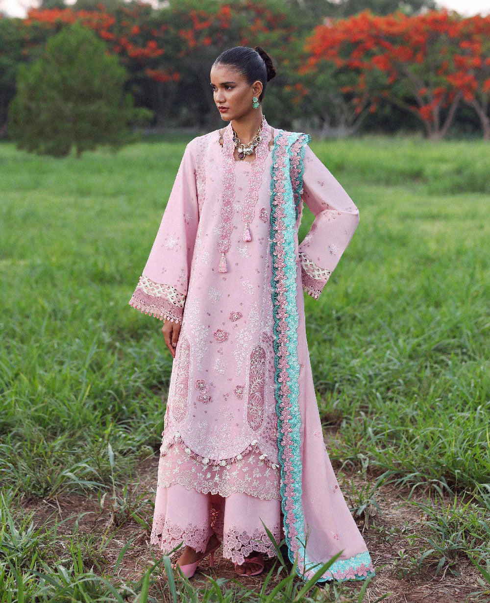 PUBLIC WOMENSWEAR LILAS SUMMER UNSTITCHED LAWN D-1B