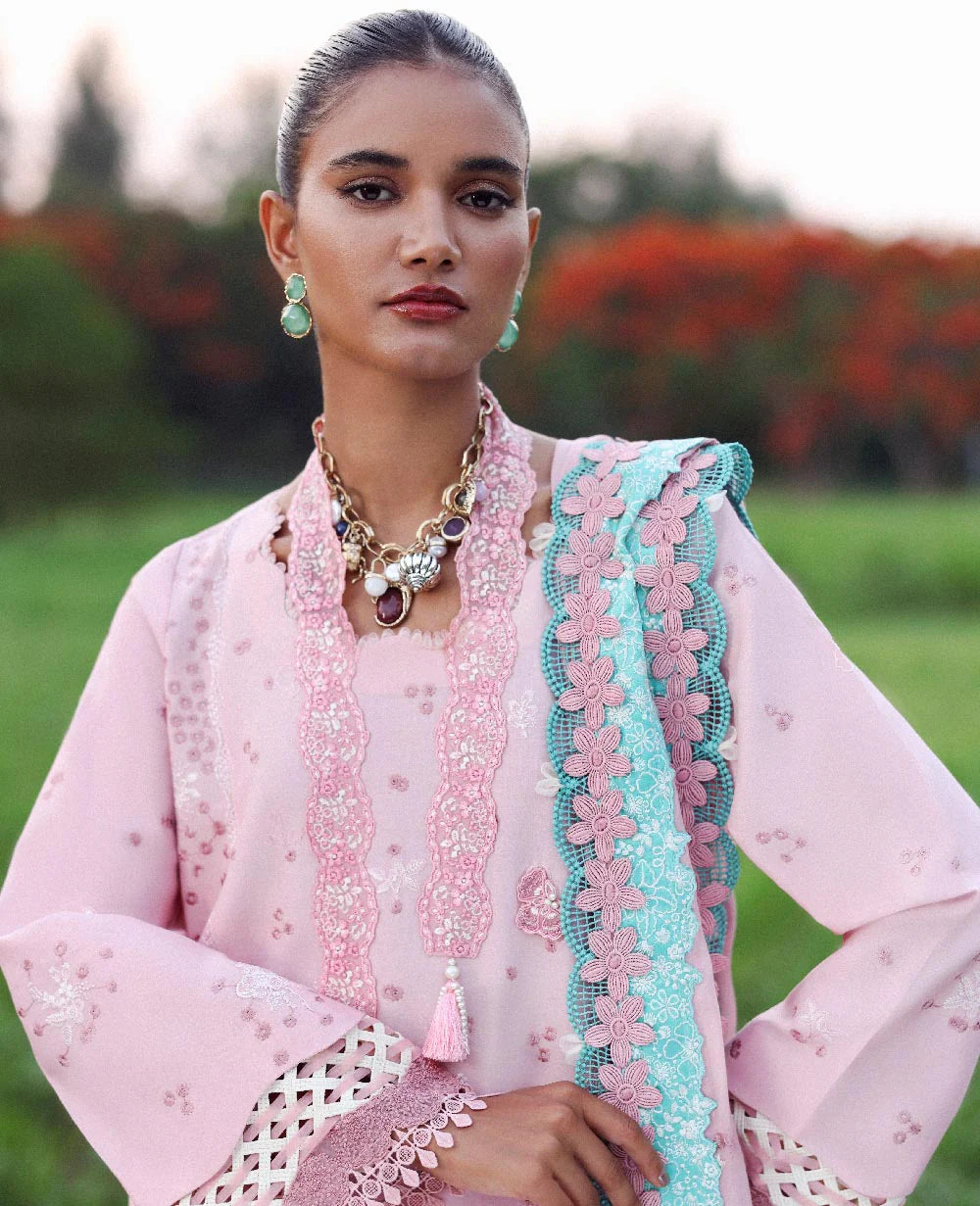 PUBLIC WOMENSWEAR LILAS SUMMER UNSTITCHED LAWN D-1B