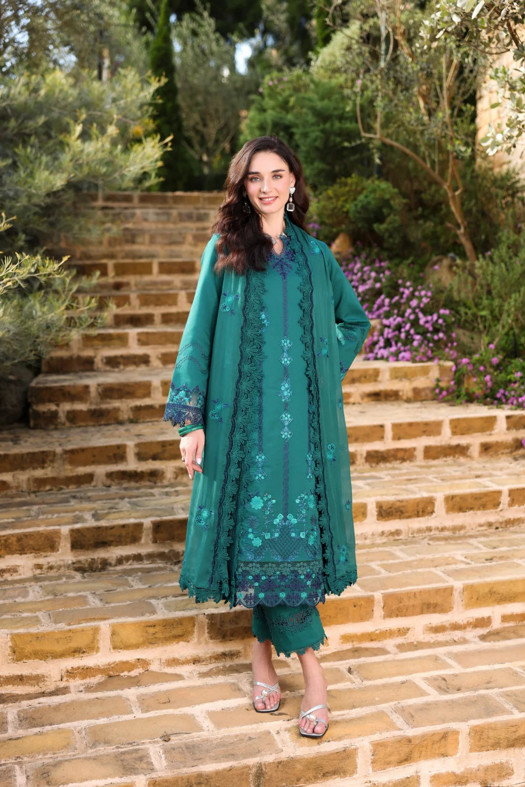 STITCHED BY CC AYLEEN LUXE BLOSSOM SUMMER ZEBAISH 3PC