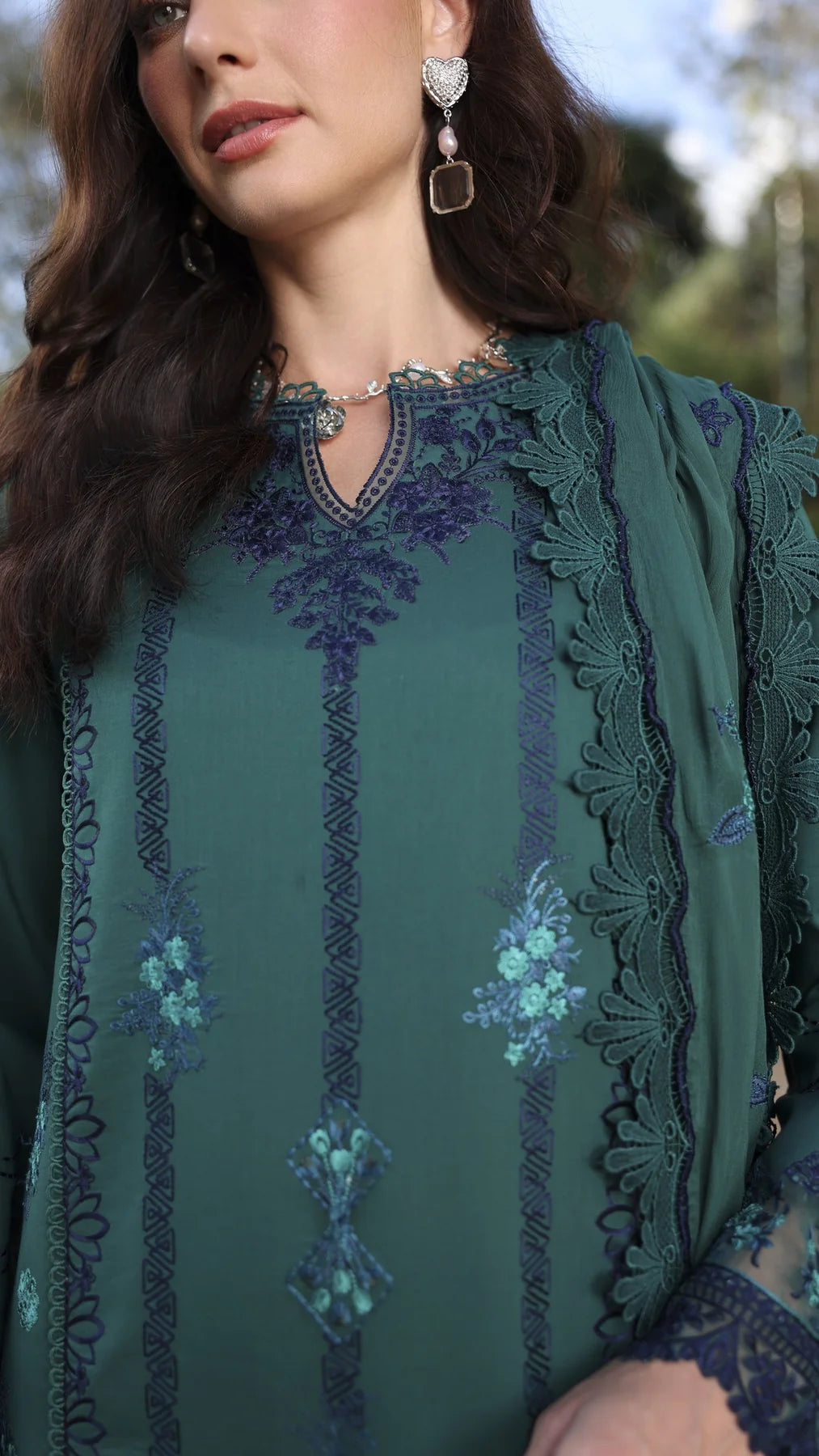 STITCHED BY CC AYLEEN LUXE BLOSSOM SUMMER ZEBAISH 3PC