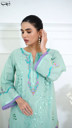 ZAINAB'S ICE BLUE KURTI