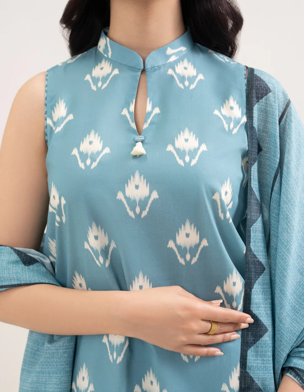 SAPPHIRE PRINTED LAWN U3P-DYS26V3-129 3PC
