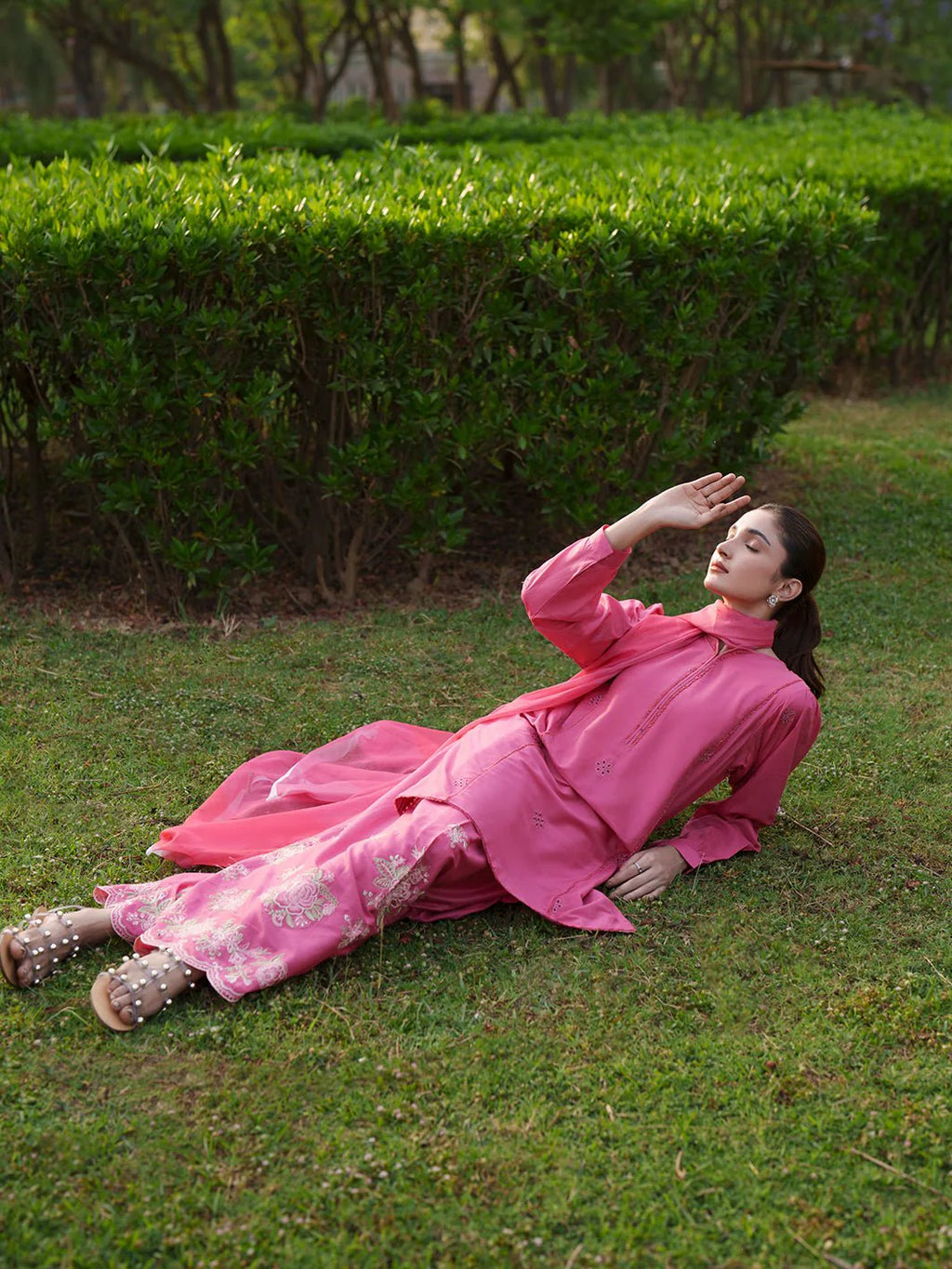STITCHED BY CC DEYAR THE GARDEN SUMMER EDIT FLORA 3PC