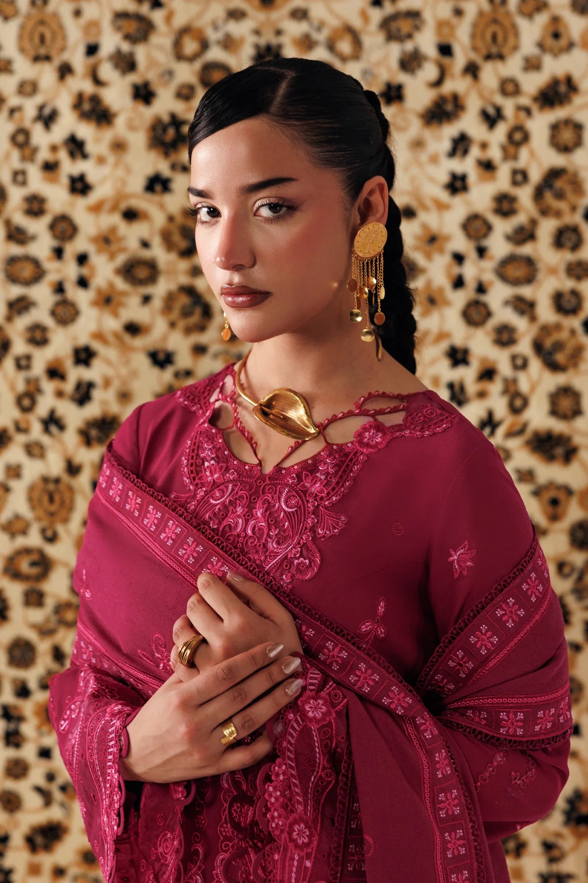 QALAMKAR QLINE LINEN ALEENA