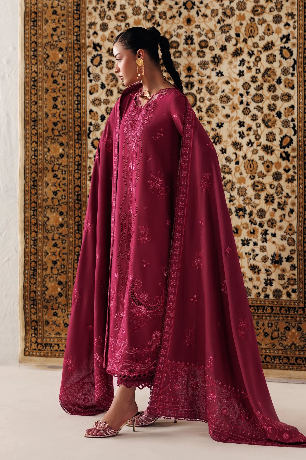 QALAMKAR QLINE LINEN ALEENA