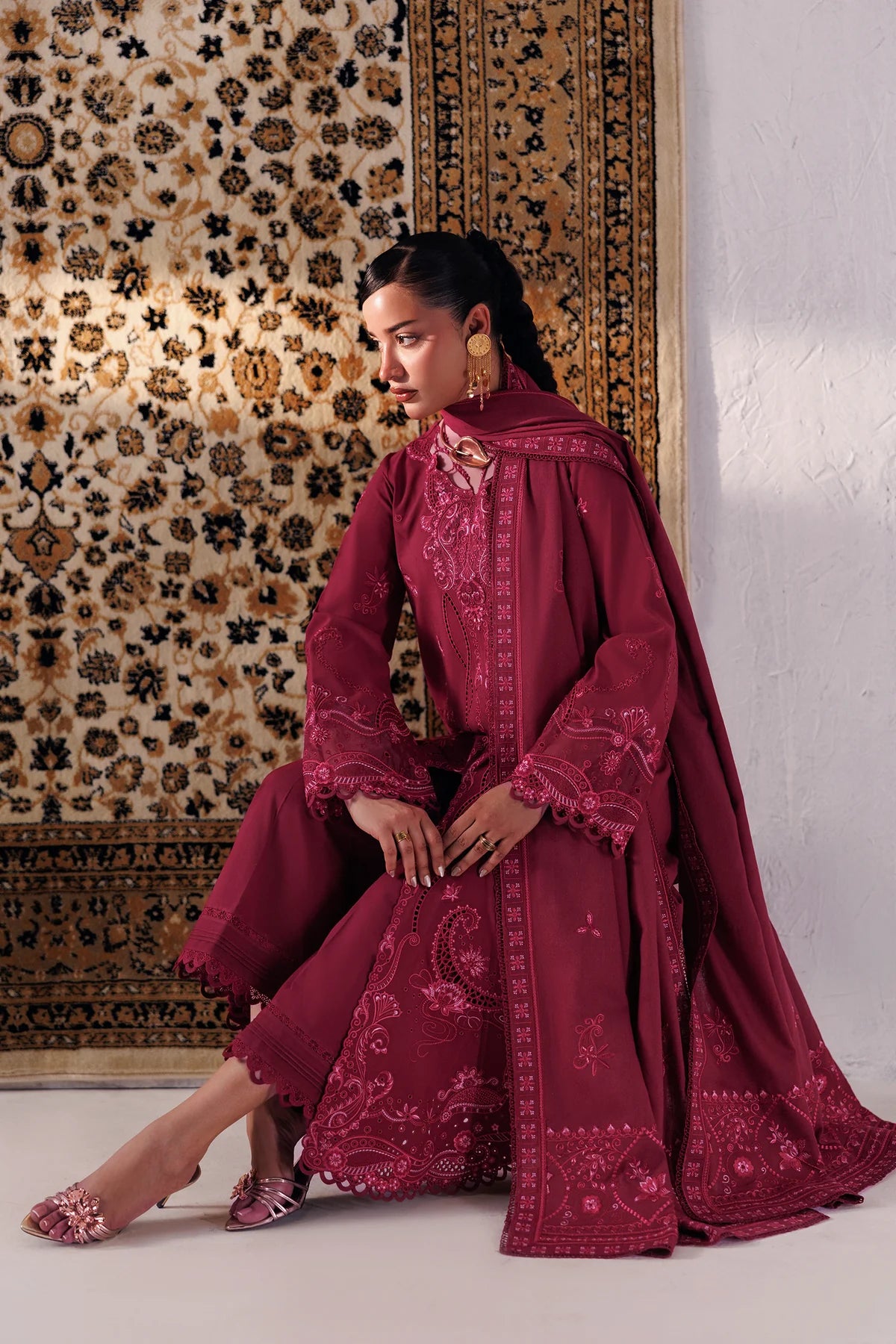 QALAMKAR QLINE LINEN ALEENA