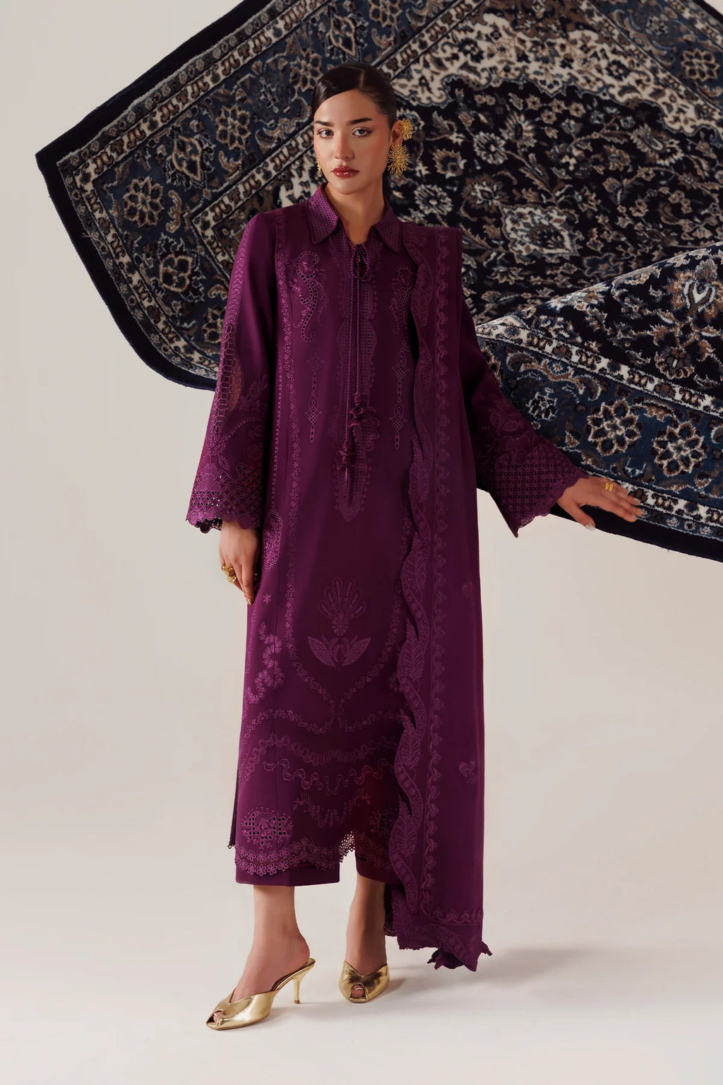QALAMKAR QLINE LINEN MAHEEN