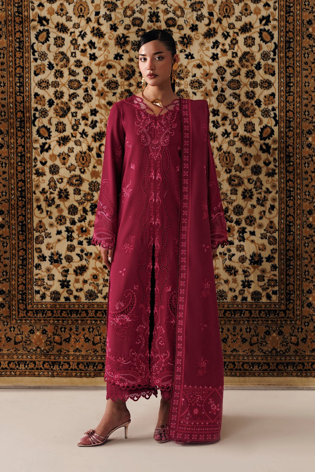 QALAMKAR QLINE LINEN ALEENA