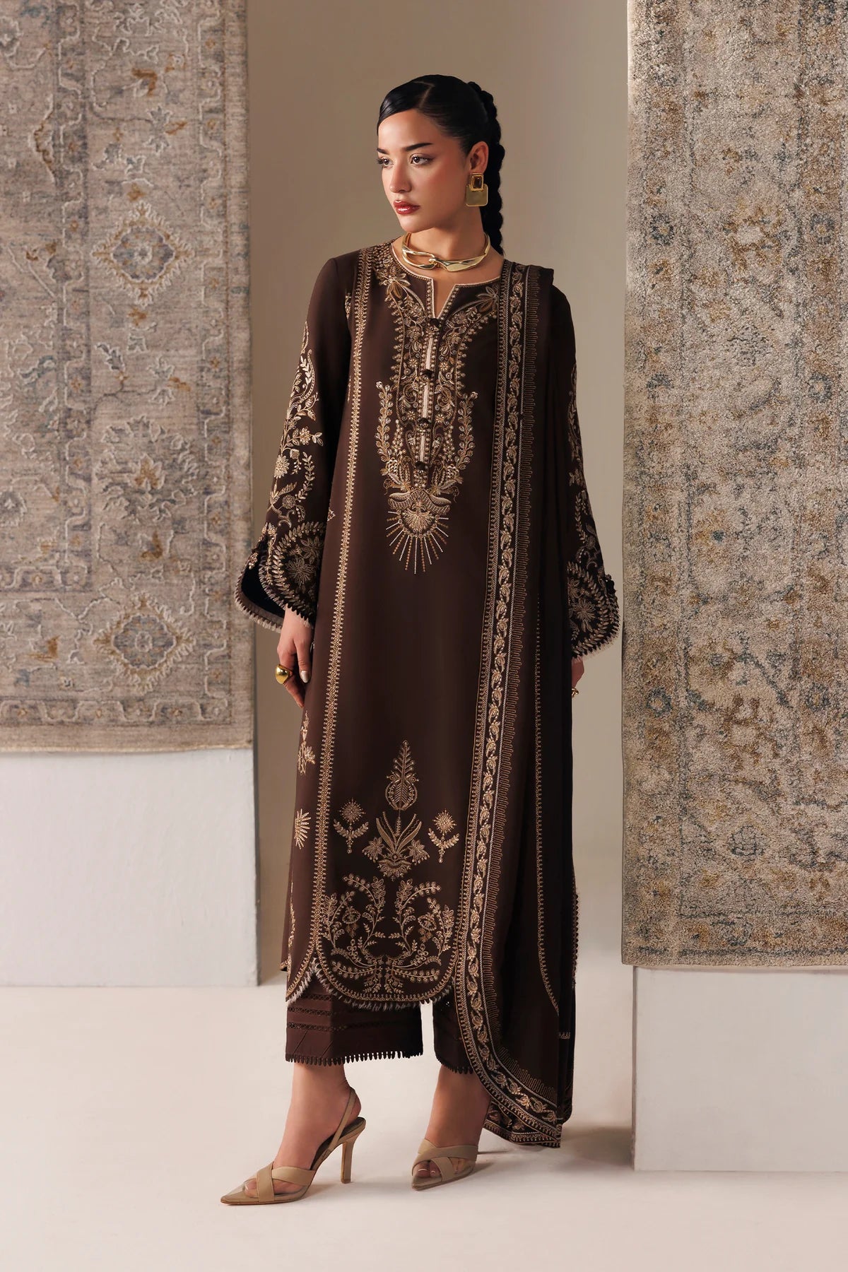 QALAMKAR QLINE LINEN SHAHEEN