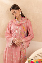 STITCHED BY CC RAJBARI NISSA SUMMER CHIKANKARI D-06 3PC