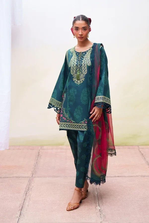STITCHED BY CC SAIRA RIZWAN LAANEM NAYRA-B 3PC