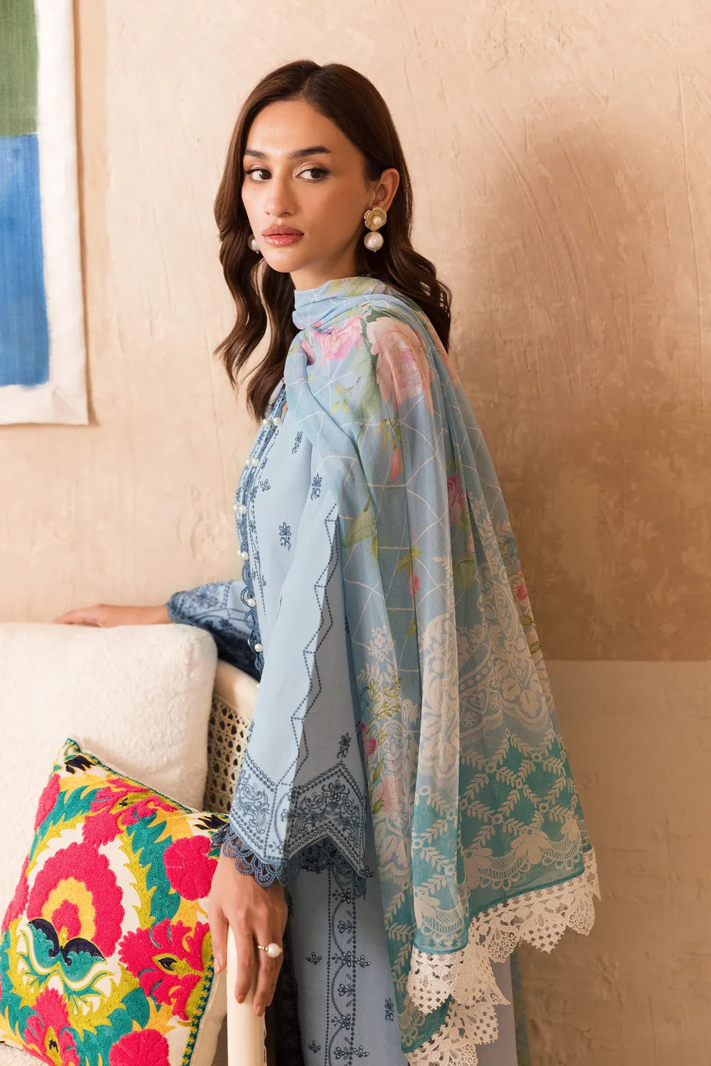 RAJBARI NISSA SUMMER CHIKANKARI D-12
