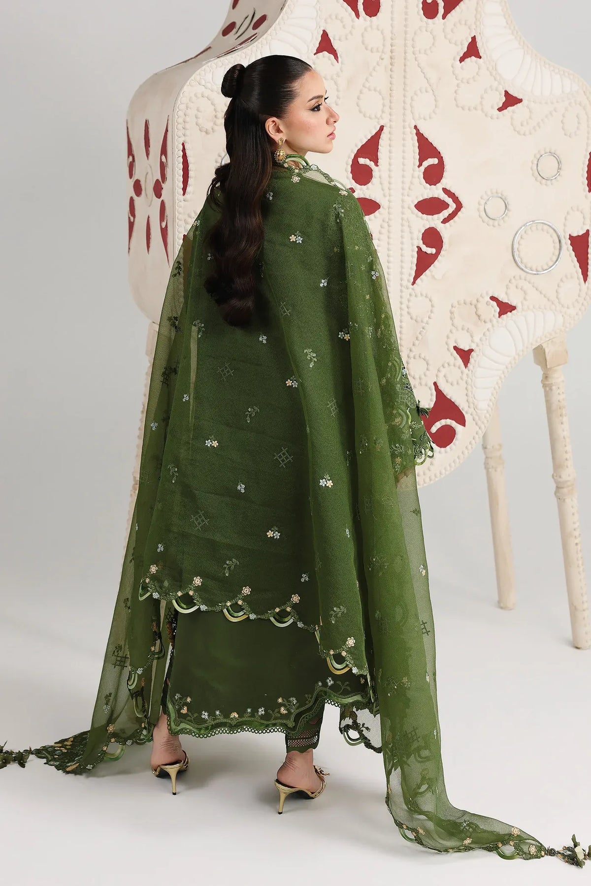 STITCHED BY CC QALAMKAR FESTIVE VESTA 3PC
