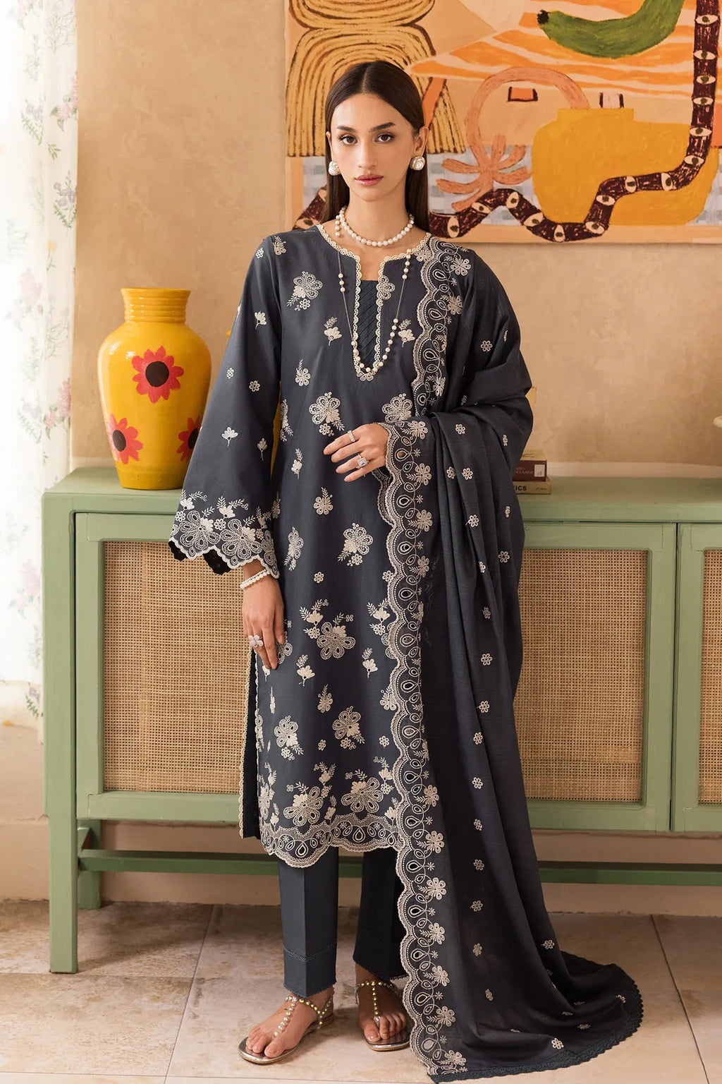 RAJBARI NISSA SUMMER CHIKANKARI D-01