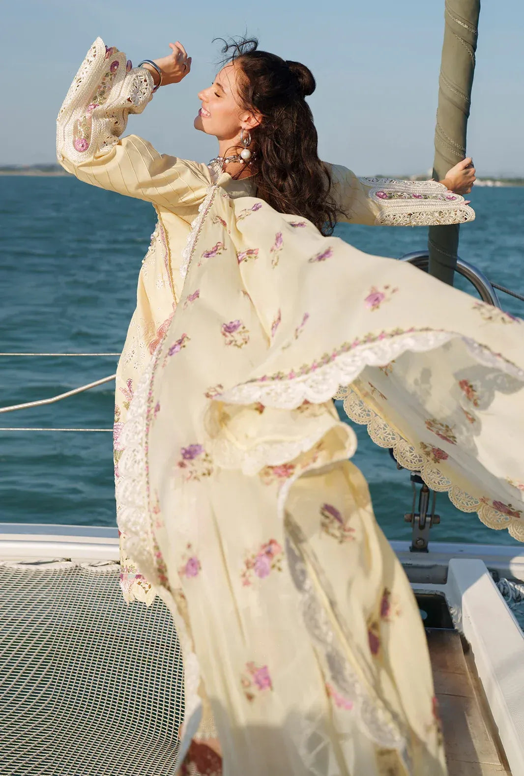 STITCHED BY CC AJR EVARA LUXURY LAWN FARIA 3PC