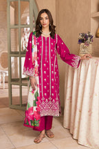 STITCHED BY CC RAJBARI NISSA SUMMER CHIKANKARI D-09 3PC
