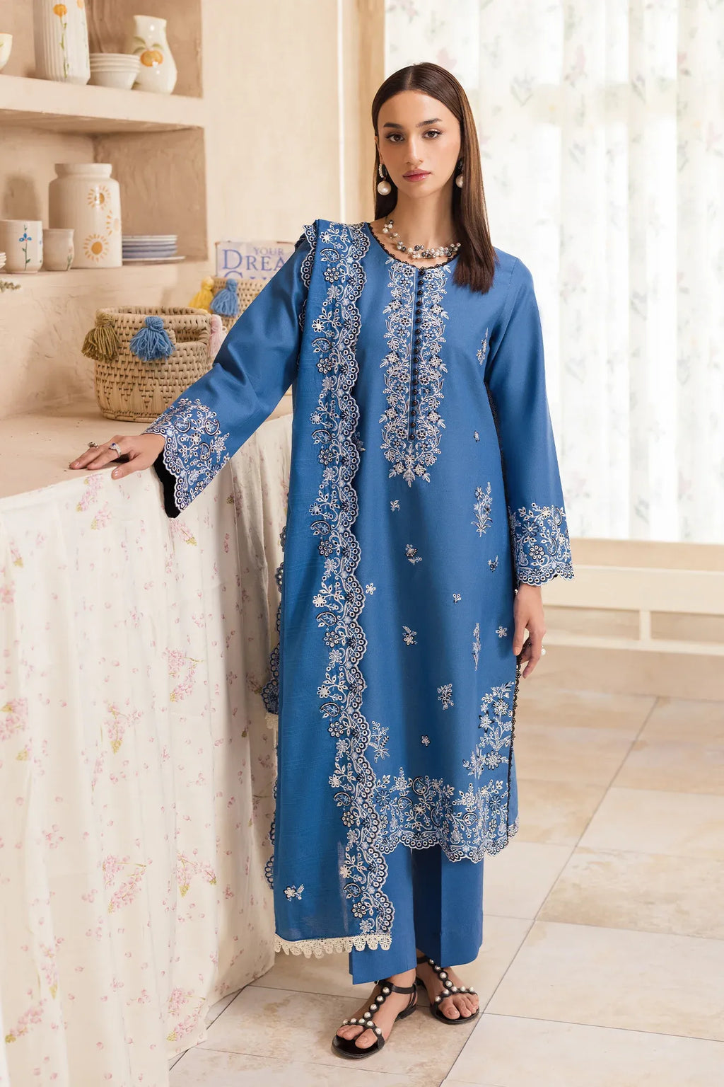 RAJBARI NISSA SUMMER CHIKANKARI D-07
