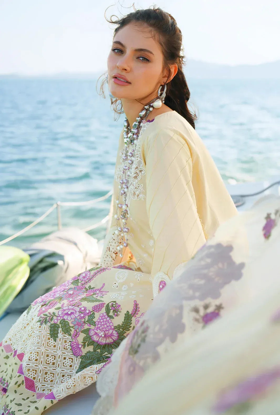 STITCHED BY CC AJR EVARA LUXURY LAWN FARIA 3PC