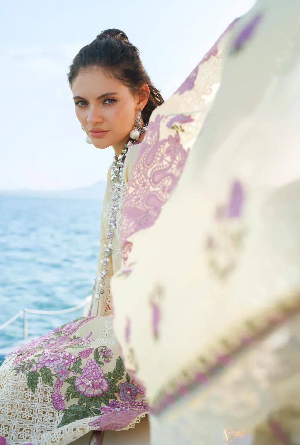 STITCHED BY CC AJR EVARA LUXURY LAWN FARIA 3PC