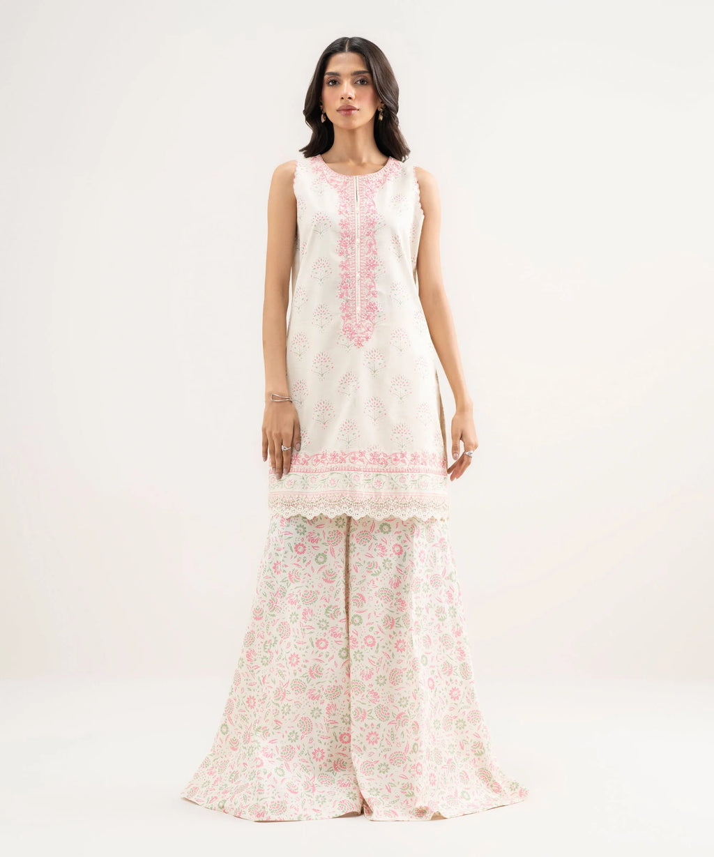 SAPPHIRE PRINTED LAWN U2TE-DYS26V2-13 2PC