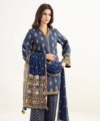 SAPPHIRE PRINTED LAWN U3P-DYS26V3-147 3PC