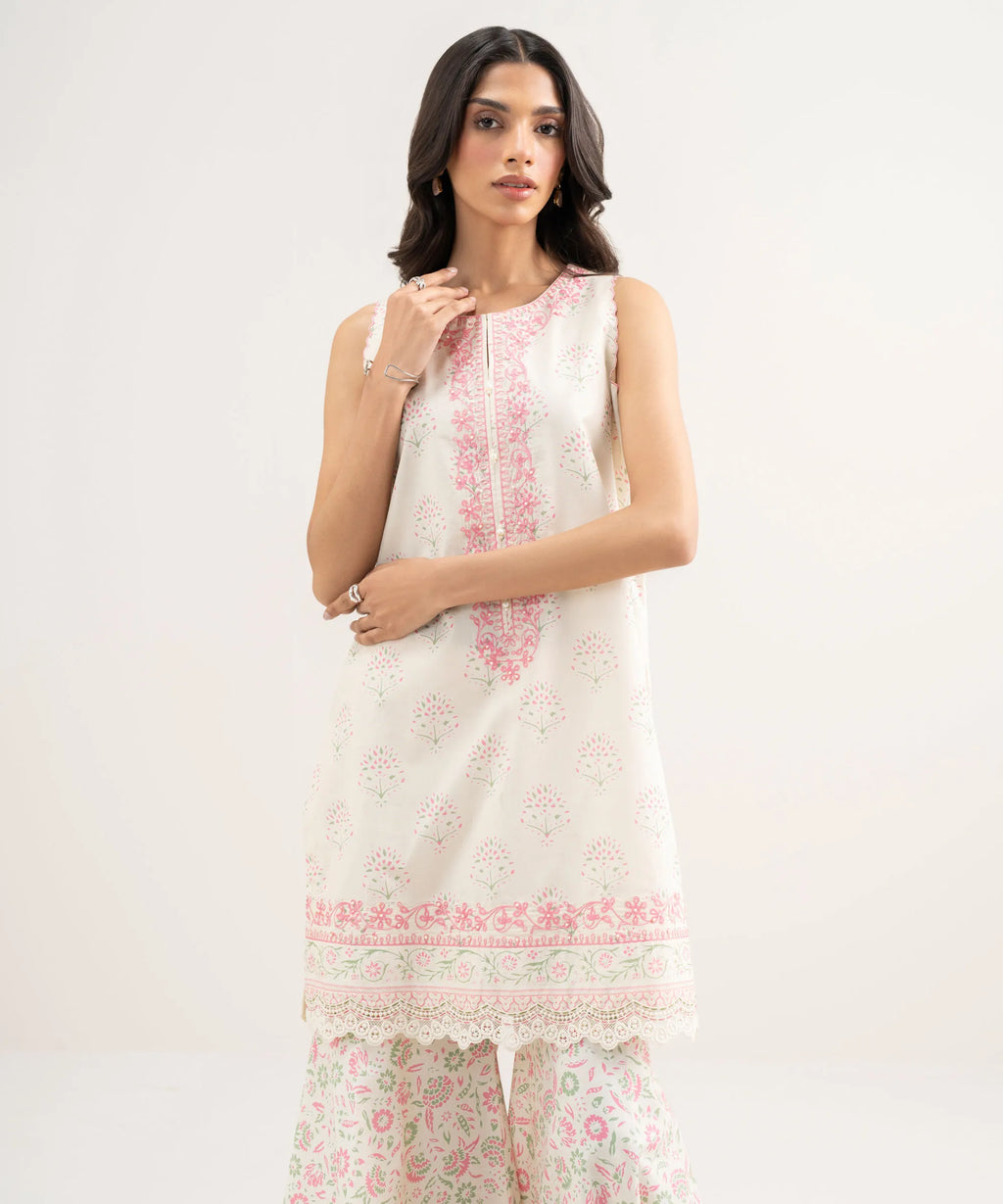 SAPPHIRE PRINTED LAWN U2TE-DYS26V2-13 2PC