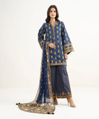 SAPPHIRE PRINTED LAWN U3P-DYS26V3-147 3PC