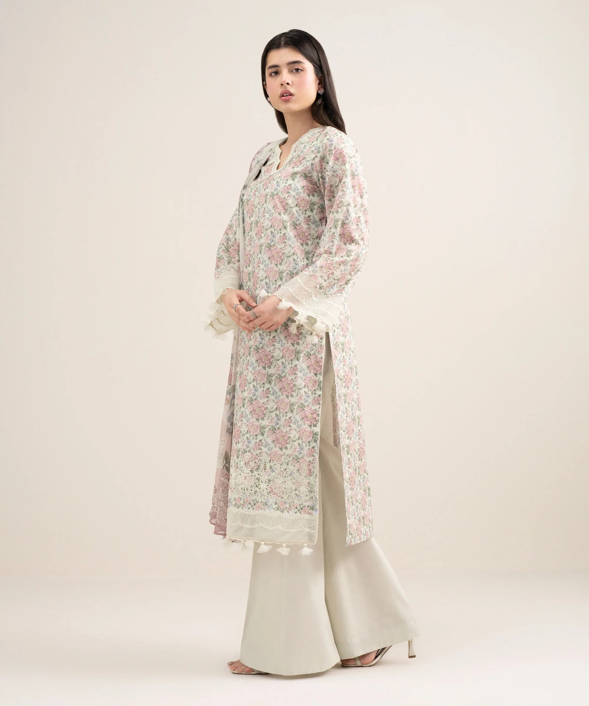 SAPPHIRE PRINTED LAWN U3PE-STS26V3-11 3PC