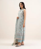 SAPPHIRE PRINTED LAWN U3P-DYS26V4-17 3PC