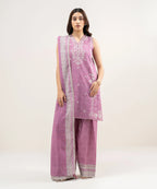 SAPPHIRE PRINTED LAWN U3PE-SGS26V2-7 3PC