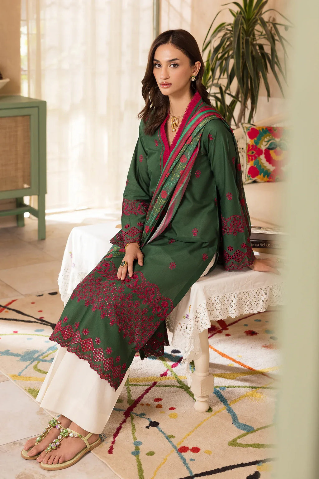RAJBARI NISSA SUMMER CHIKANKARI D-08