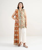 SAPPHIRE PRINTED LAWN U2DE-DYS26V3-48 2PC