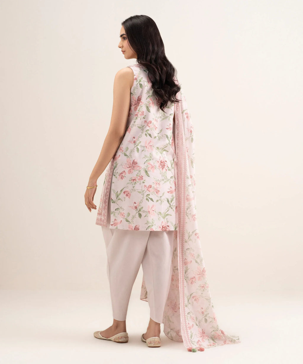SAPPHIRE PRINTED LAWN U2D-DDS26V3-58 3PC