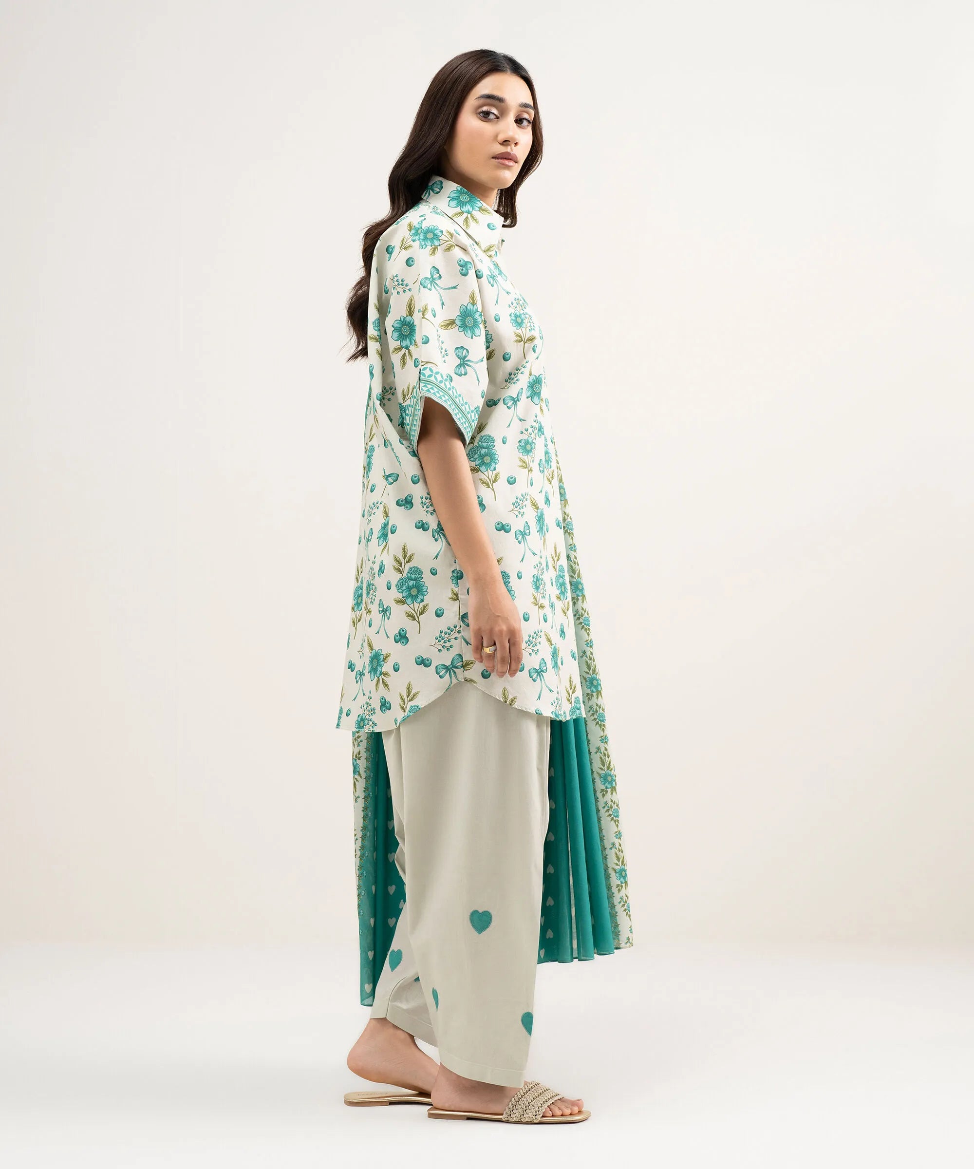 SAPPHIRE PRINTED LAWN U2D-DDS26V3-13 2PC