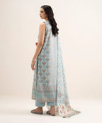 SAPPHIRE PRINTED LAWN U3P-DYS26V4-17 3PC