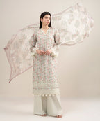 SAPPHIRE PRINTED LAWN U3PE-STS26V3-11 3PC