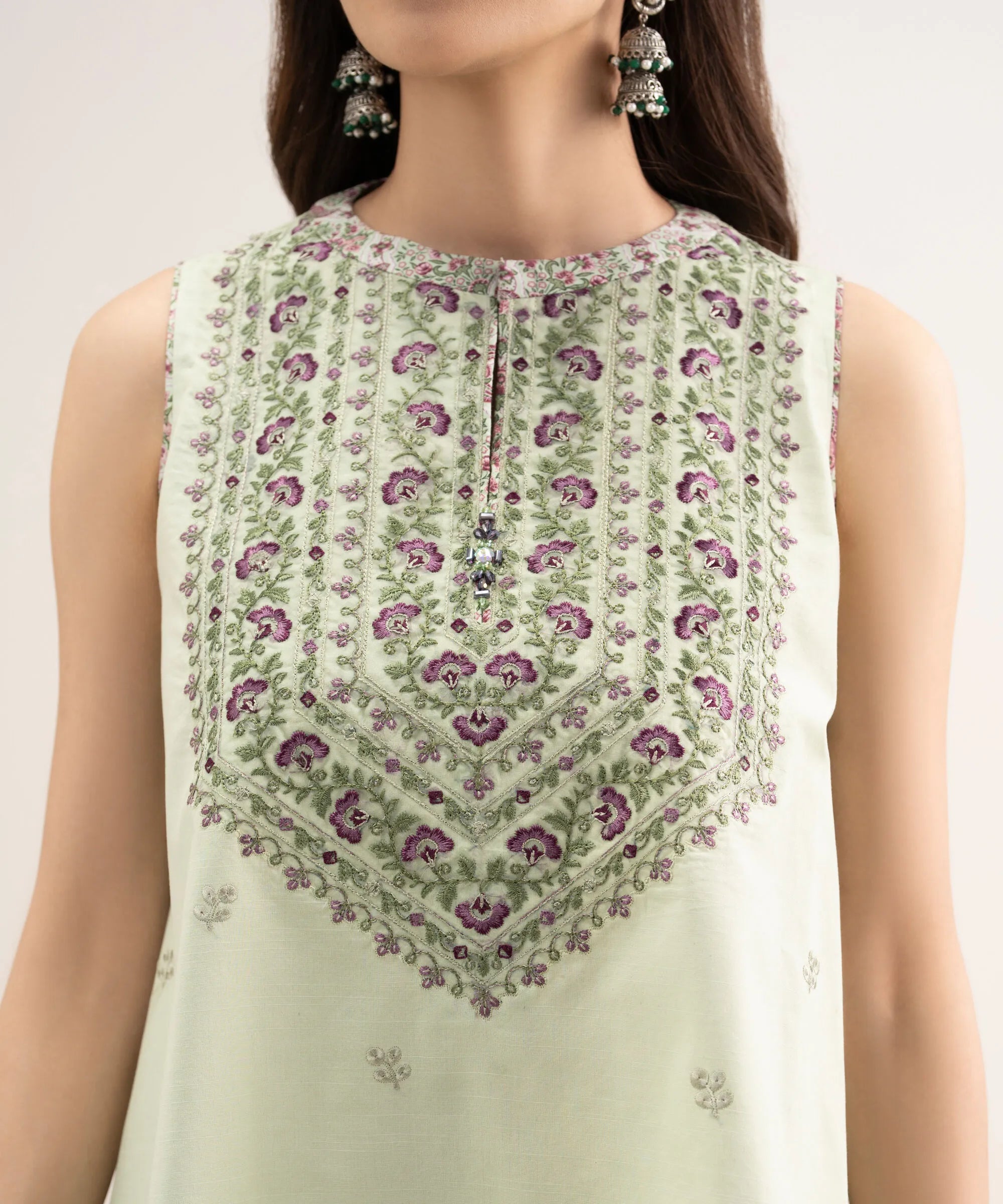 SAPPHIRE PRINTED LAWN U3PE-SGS26V4-4 3PC