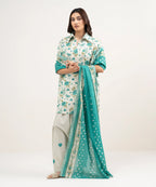 SAPPHIRE PRINTED LAWN U2D-DDS26V3-13 2PC